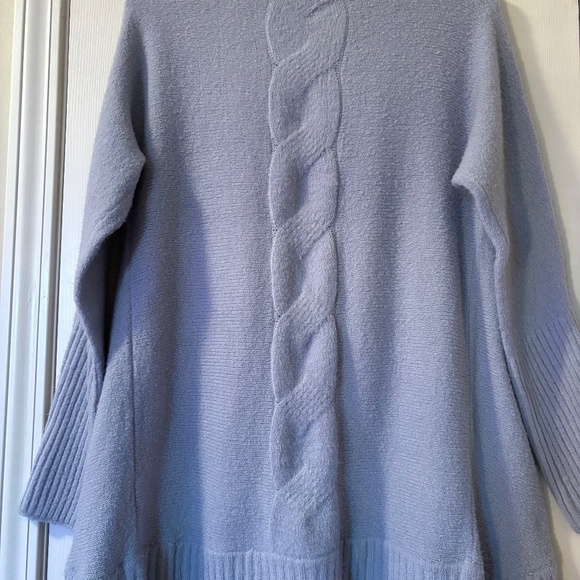 RD Style Size Medium Light Purple Sonole Open Drape Knit Cardigan - Picture 4 of 5